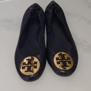 Navy blue Reva Flat